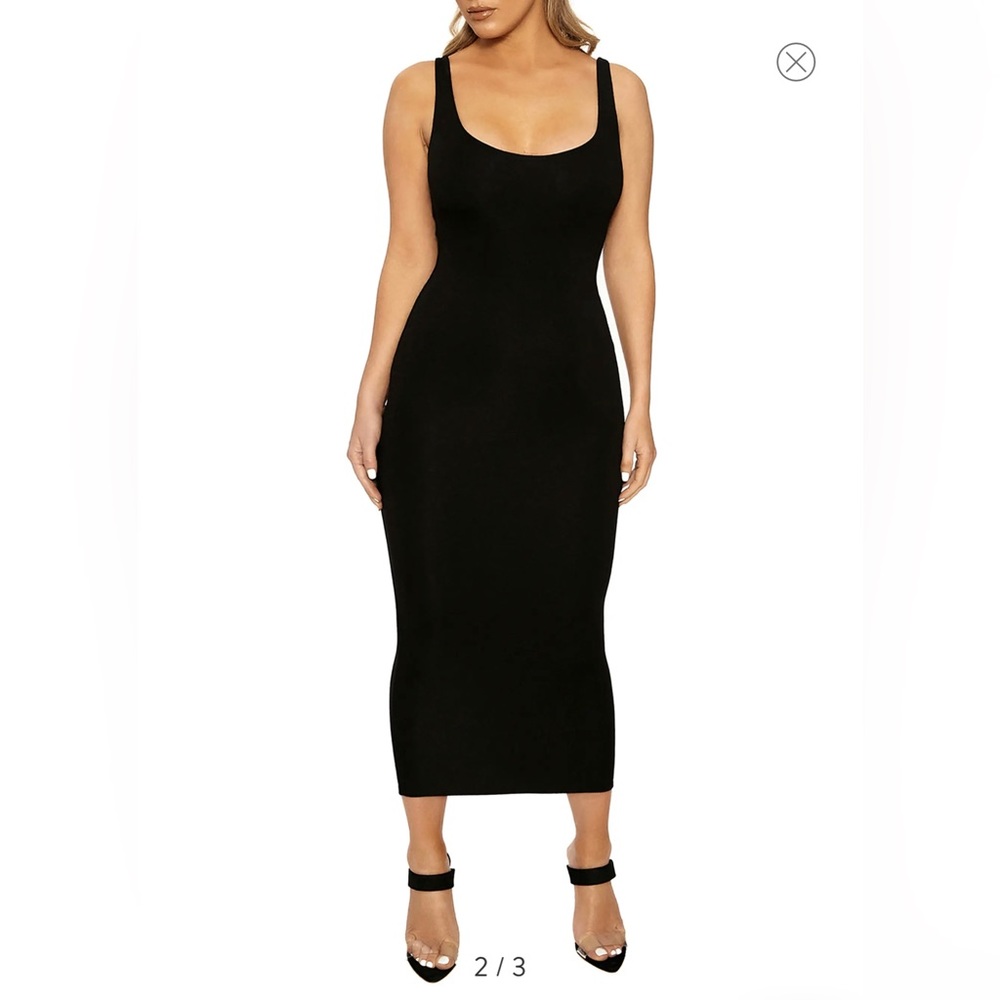 Naked wardrobe tea length dress